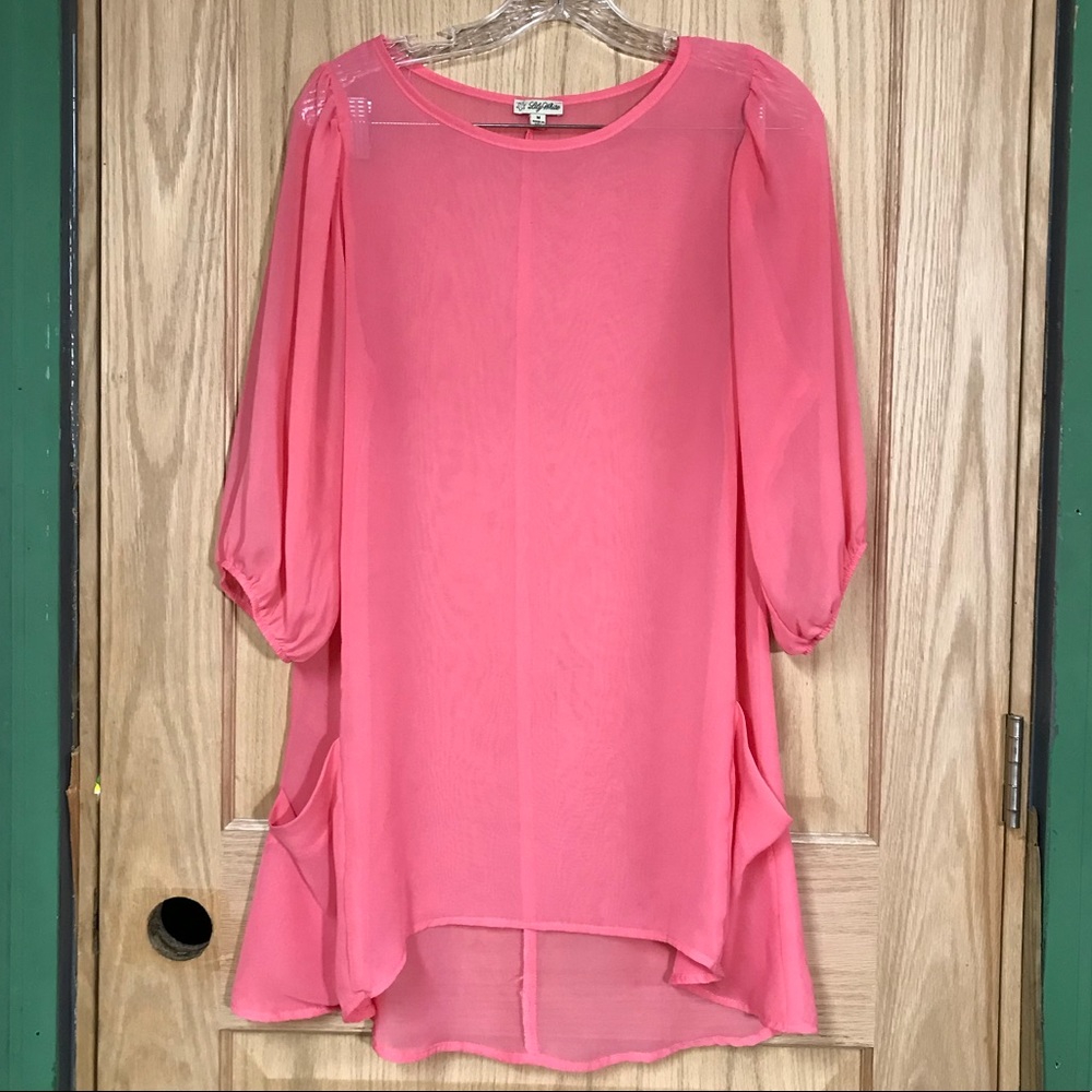 LILY WHITE SHEER TOP